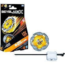 Beyblade X Starter Pack Wand Wizard 5-70DB UX with Spinning Top